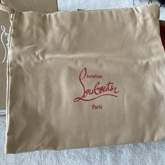 Christian Louboutin Wallet Box 9x6 And Drawstring Duster Bag 10.5 X 9.5” - Picture 8 of 10